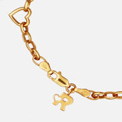 Heart Chain Gümüş Kolye