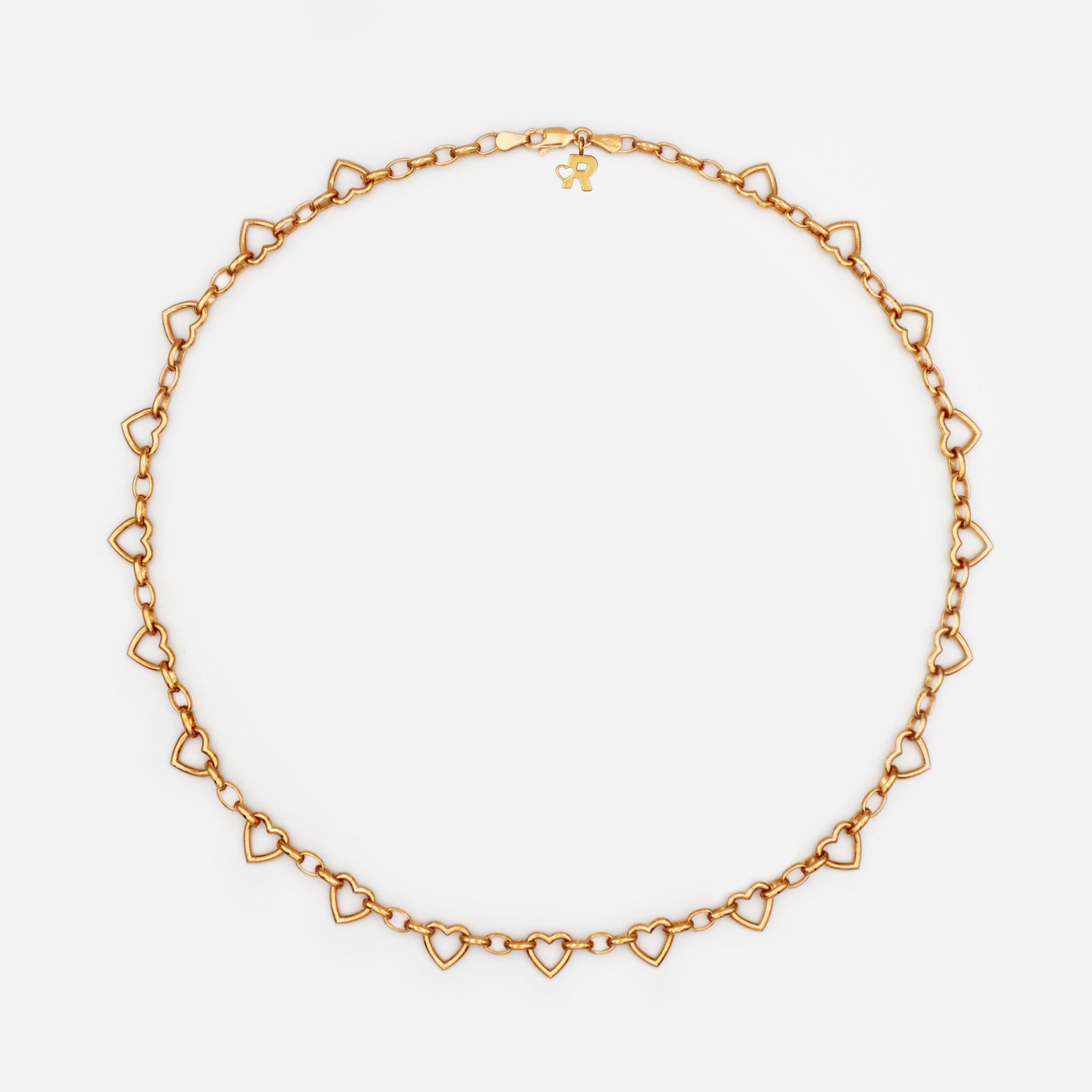 Heart Chain Gümüş Kolye