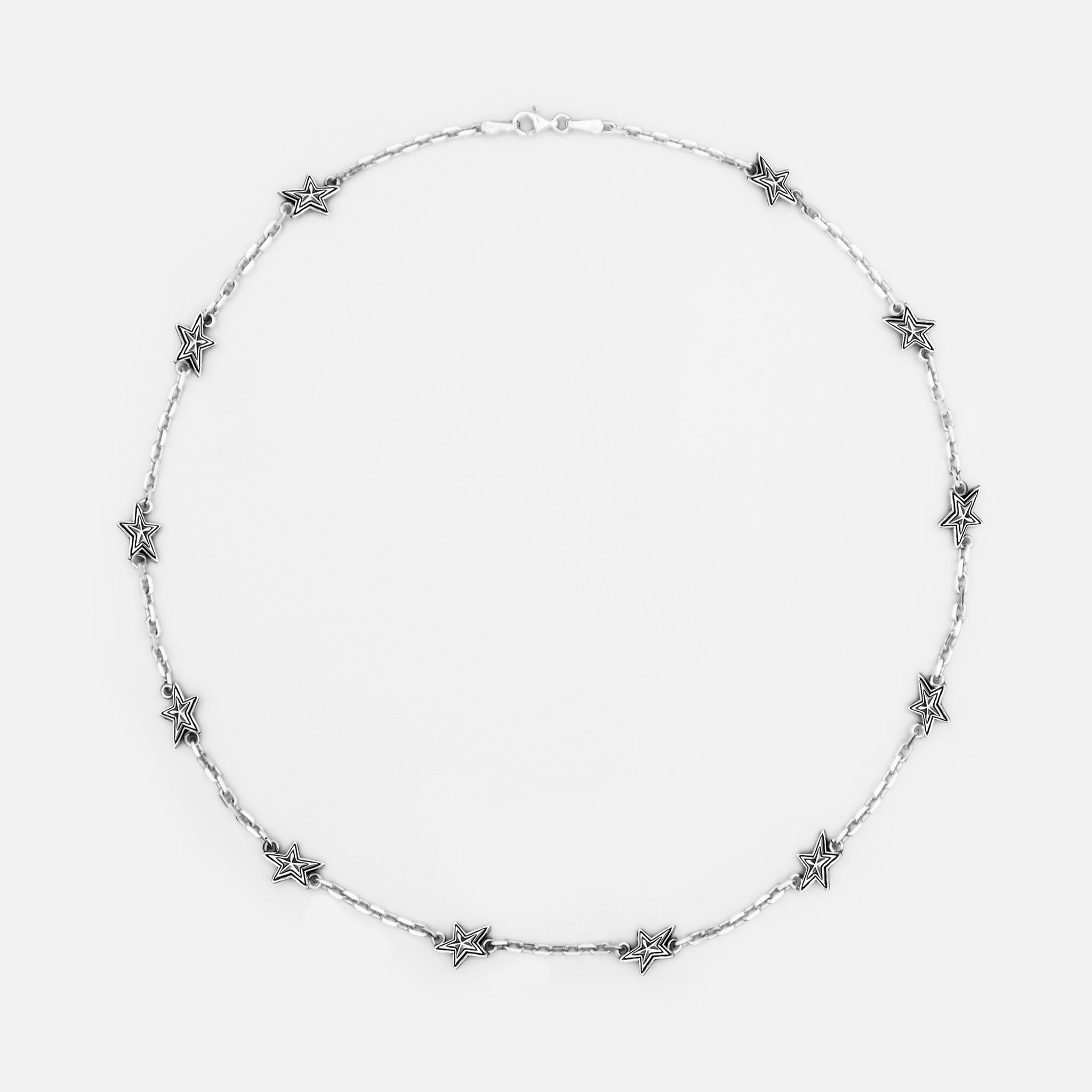 Star Chain Gümüş Kolye