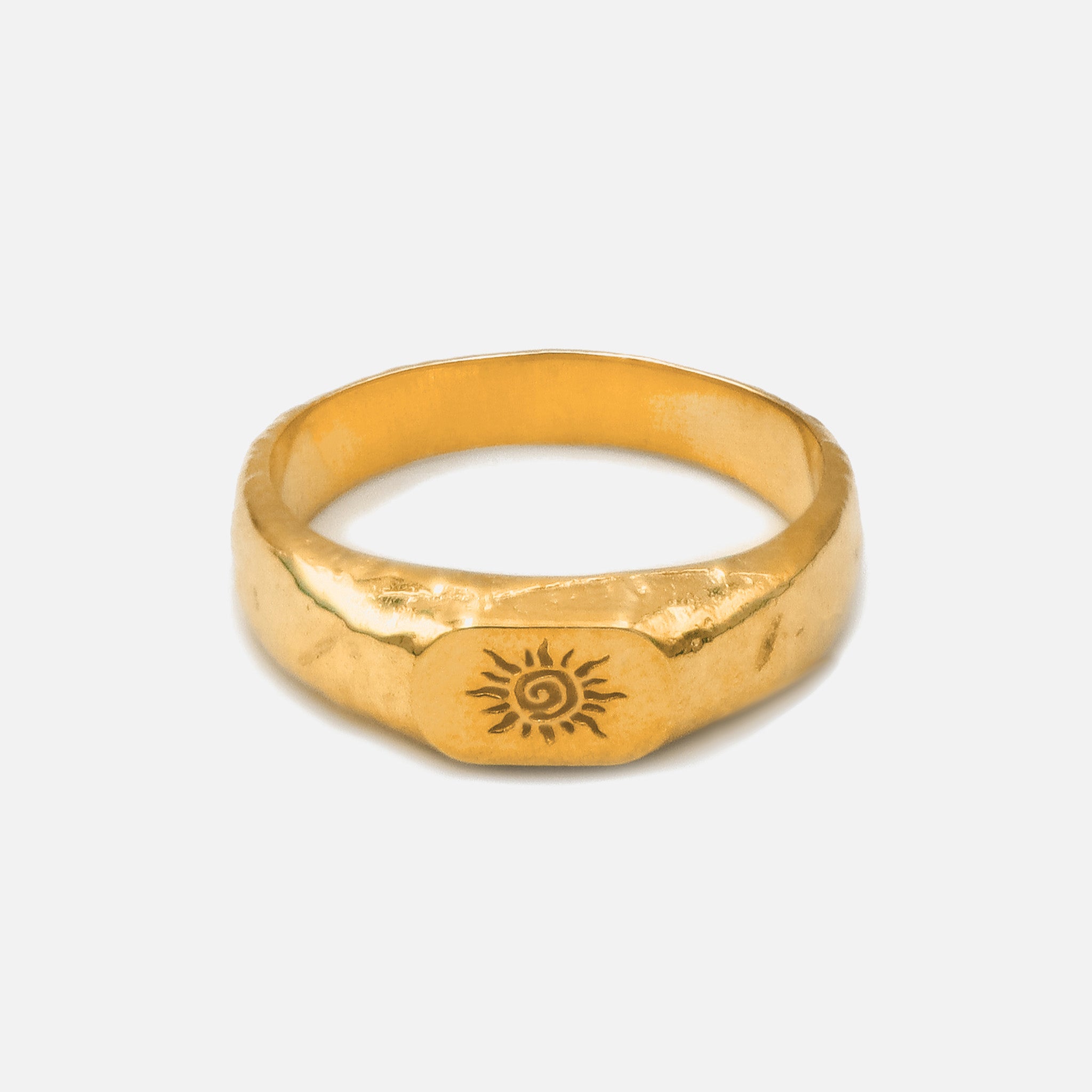 Twisting Sun Gümüş Yüzük