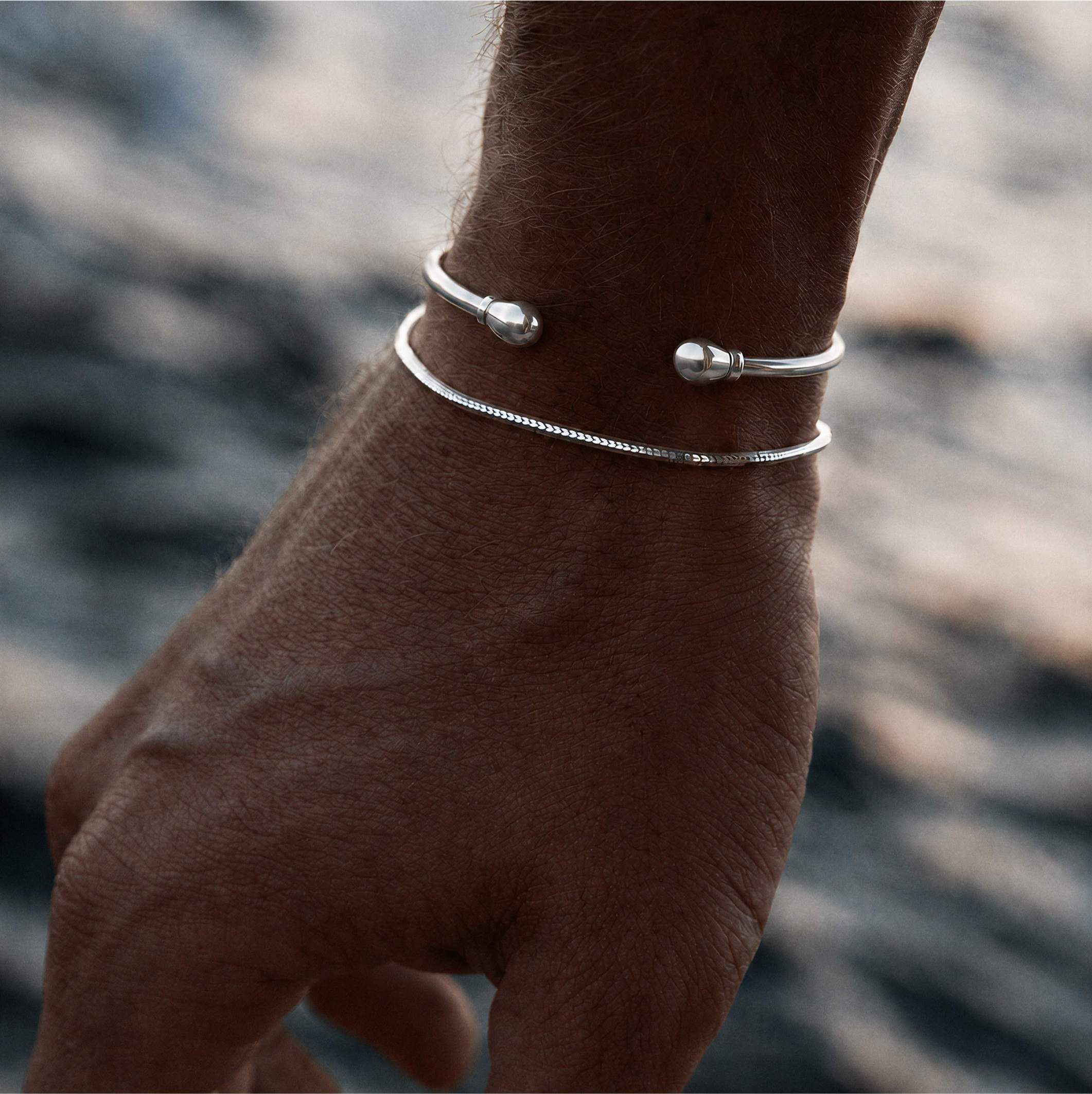 Cuff Gümüş Bileklik