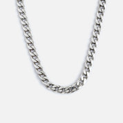 Curb Gümüş Zincir Kolye
