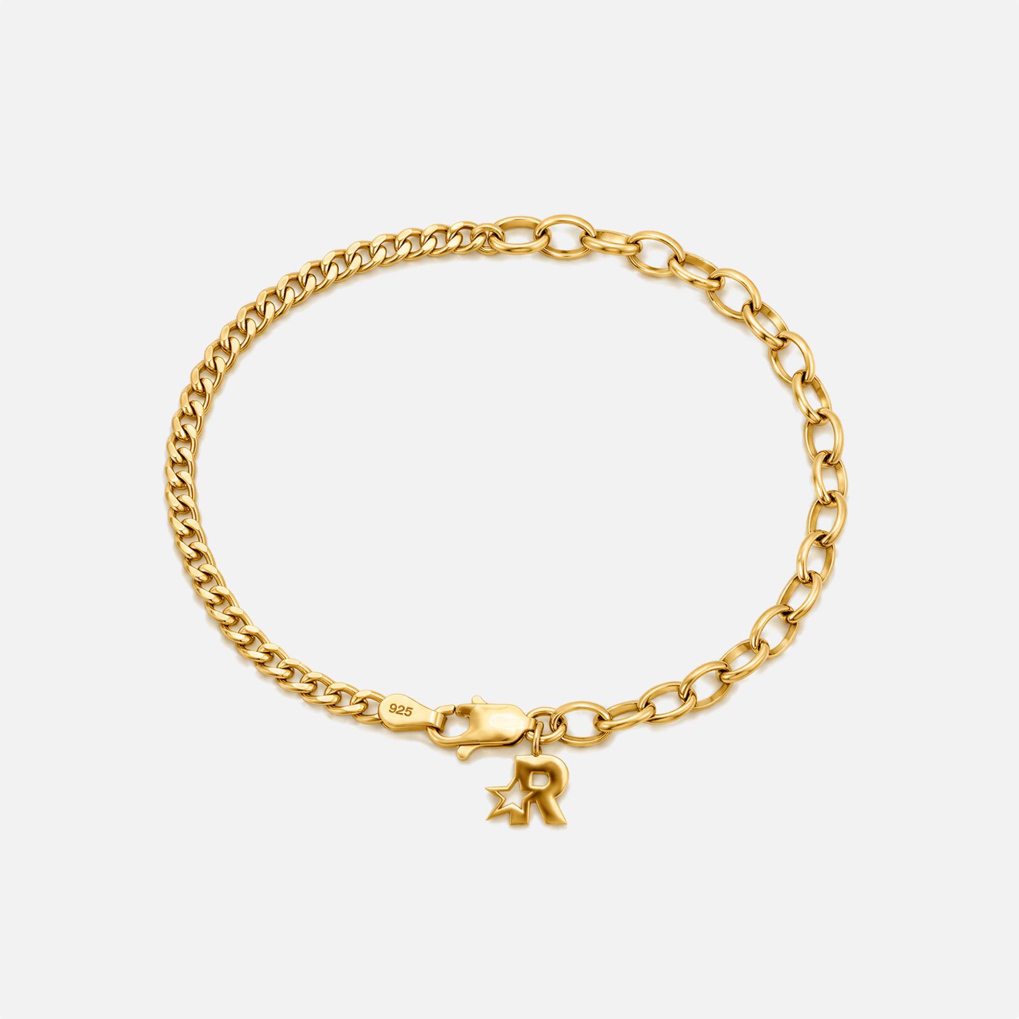 Dual Chain Gümüş Bileklik
