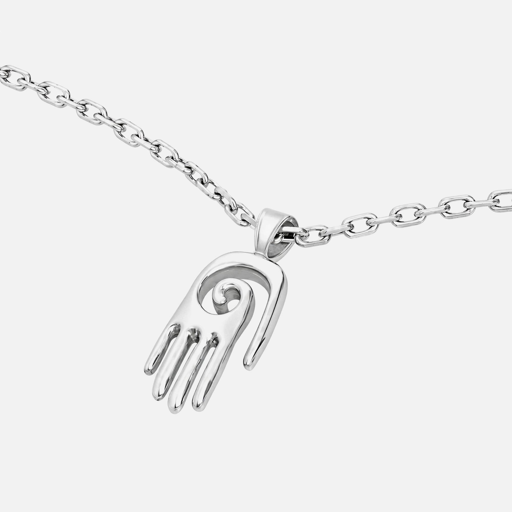 Healing Hand Gümüş Kolye