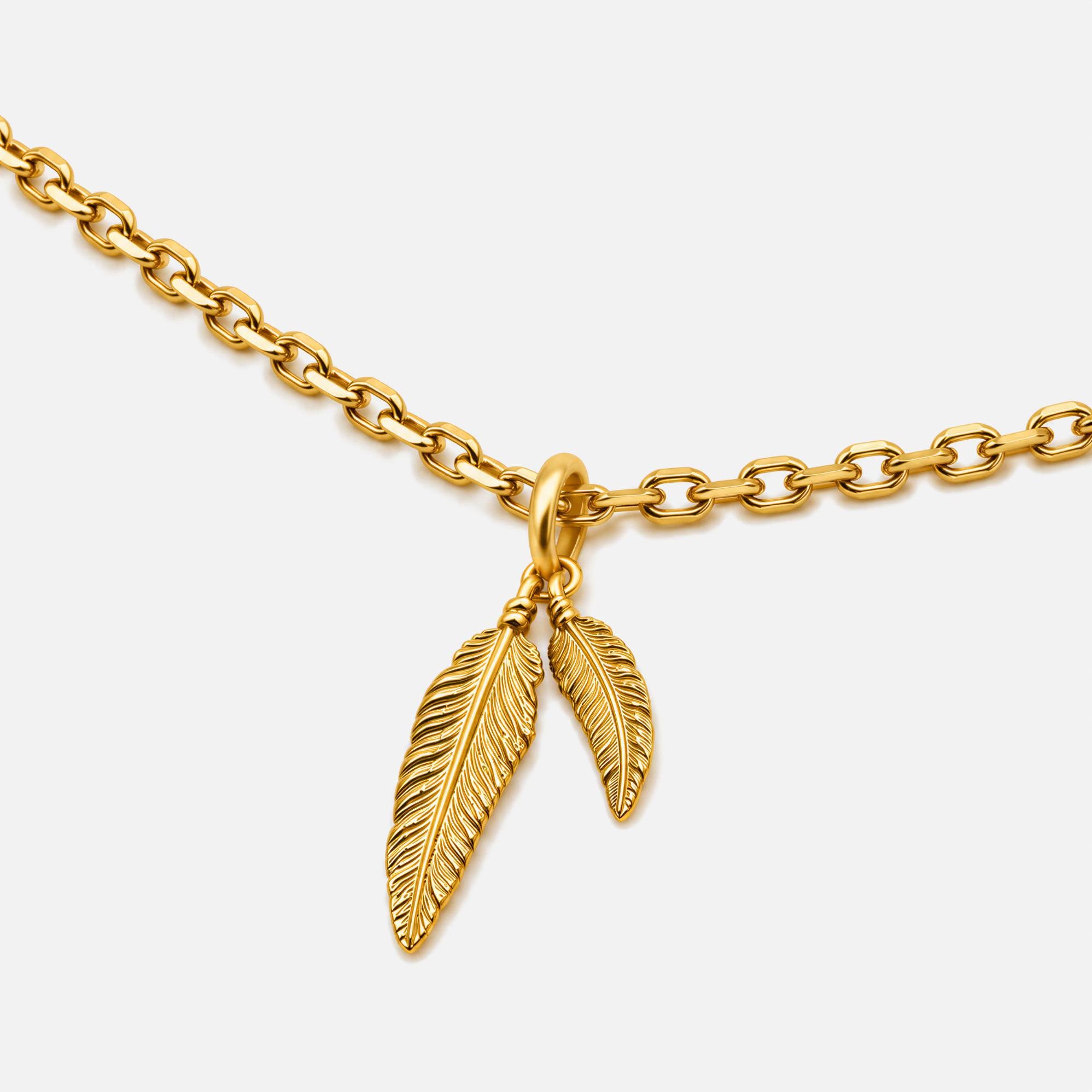 Lucky Feathers Gümüş Kolye