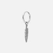 Lucky Feather Gümüş Küpe