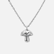 Mushroom Gümüş Kolye