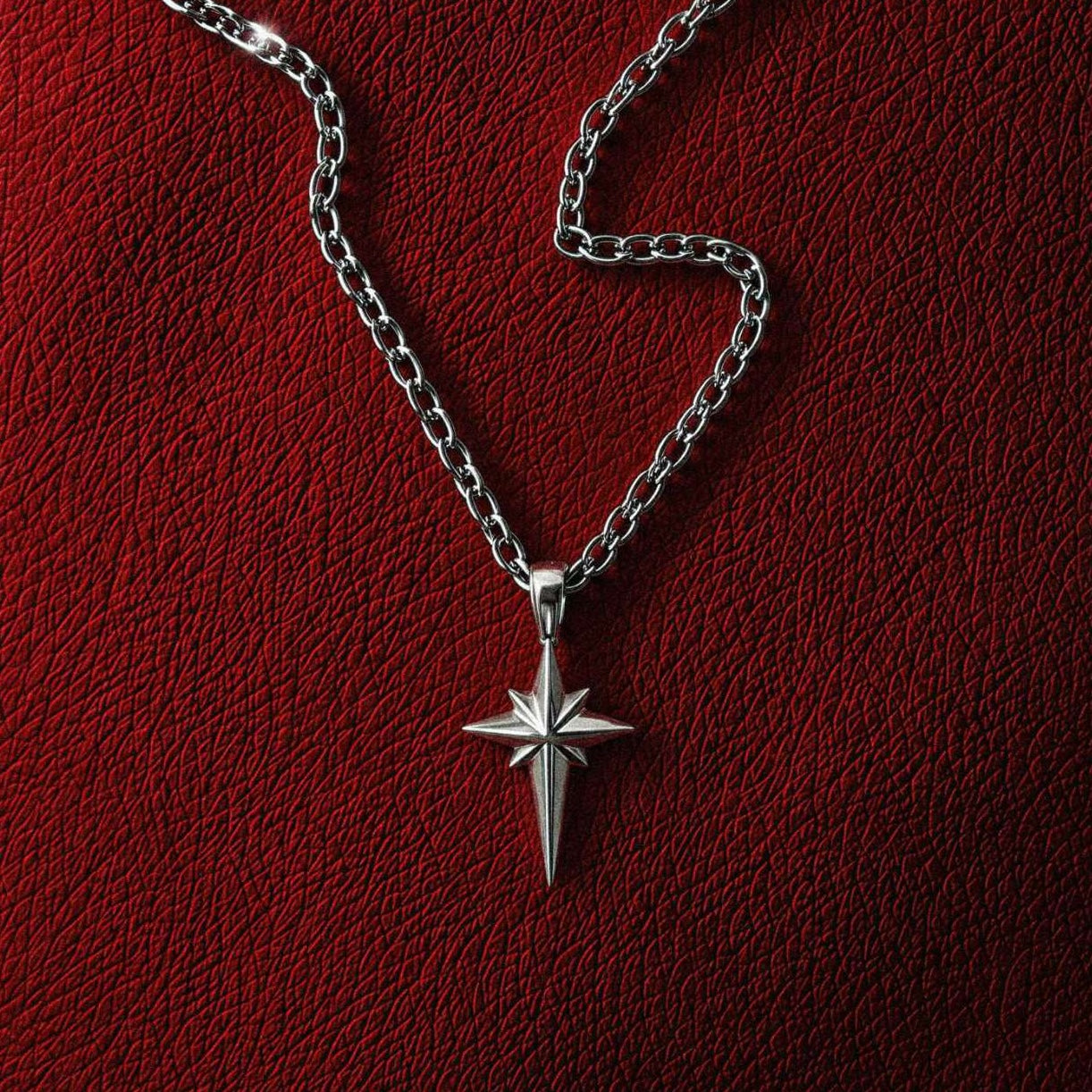 North Star Gümüş Kolye
