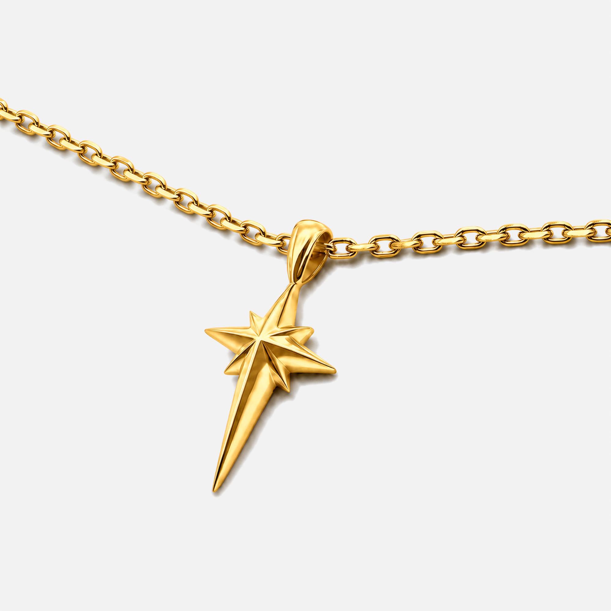 North Star Gümüş Kolye