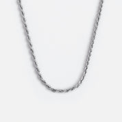 Rope Gümüş Zincir Kolye