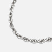 Rope Gümüş Zincir Kolye