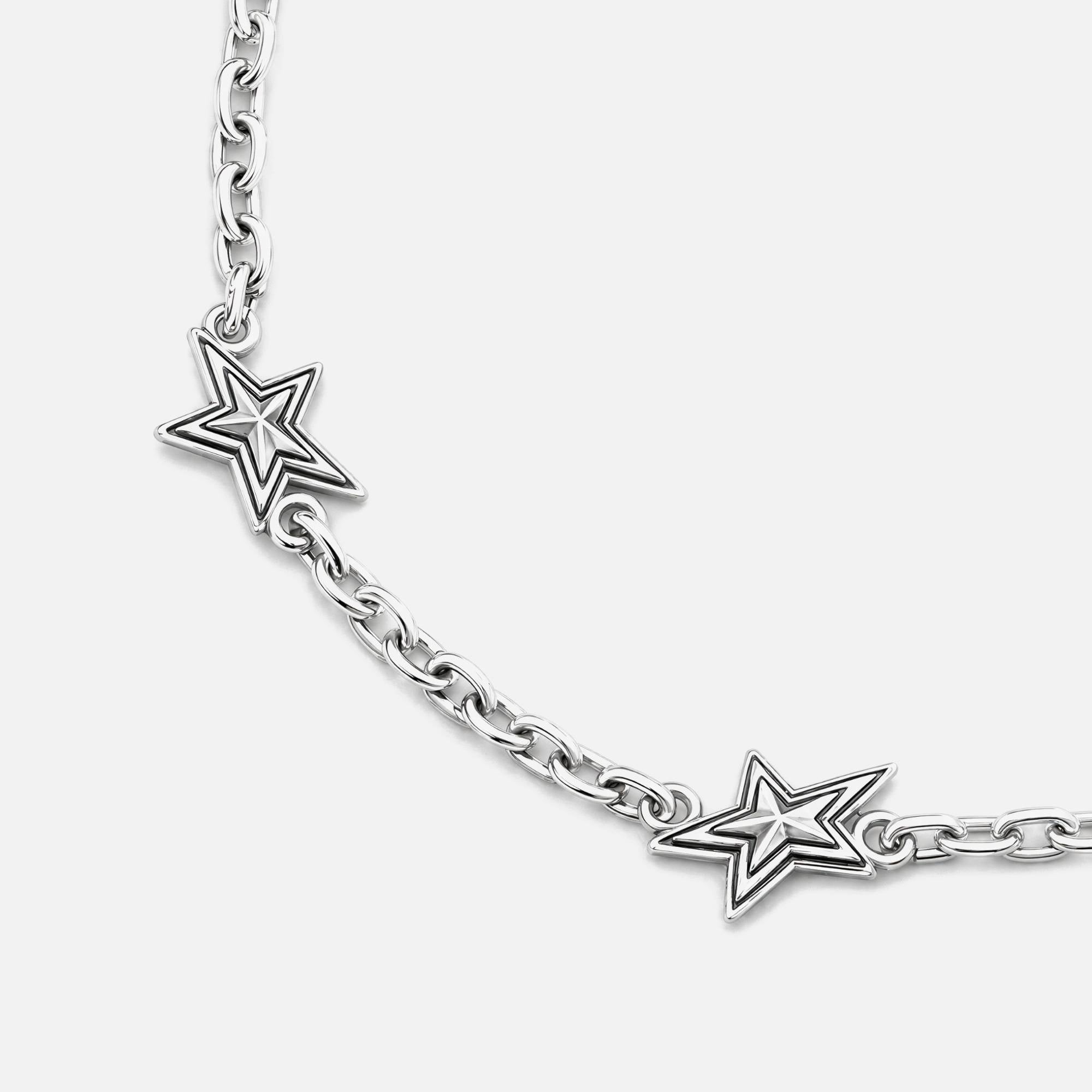 Star Chain Gümüş Kolye