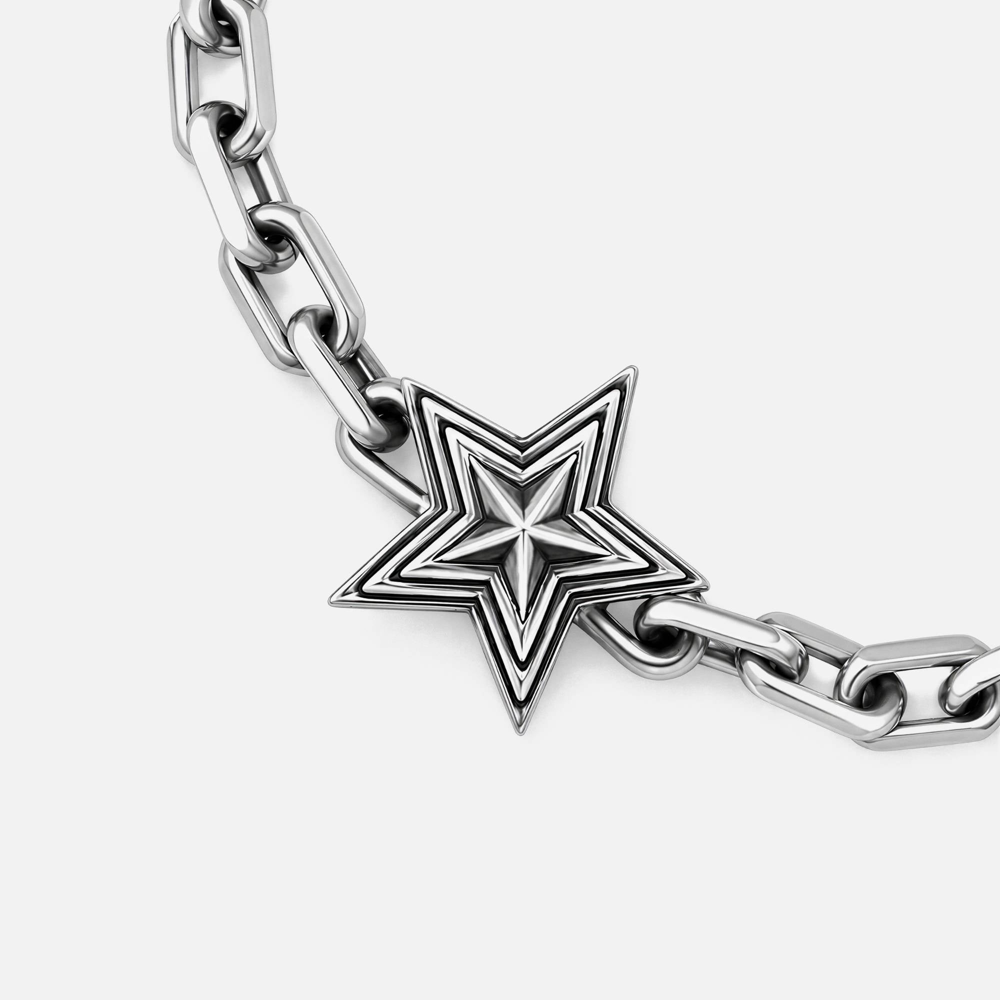 Star Gümüş Bileklik