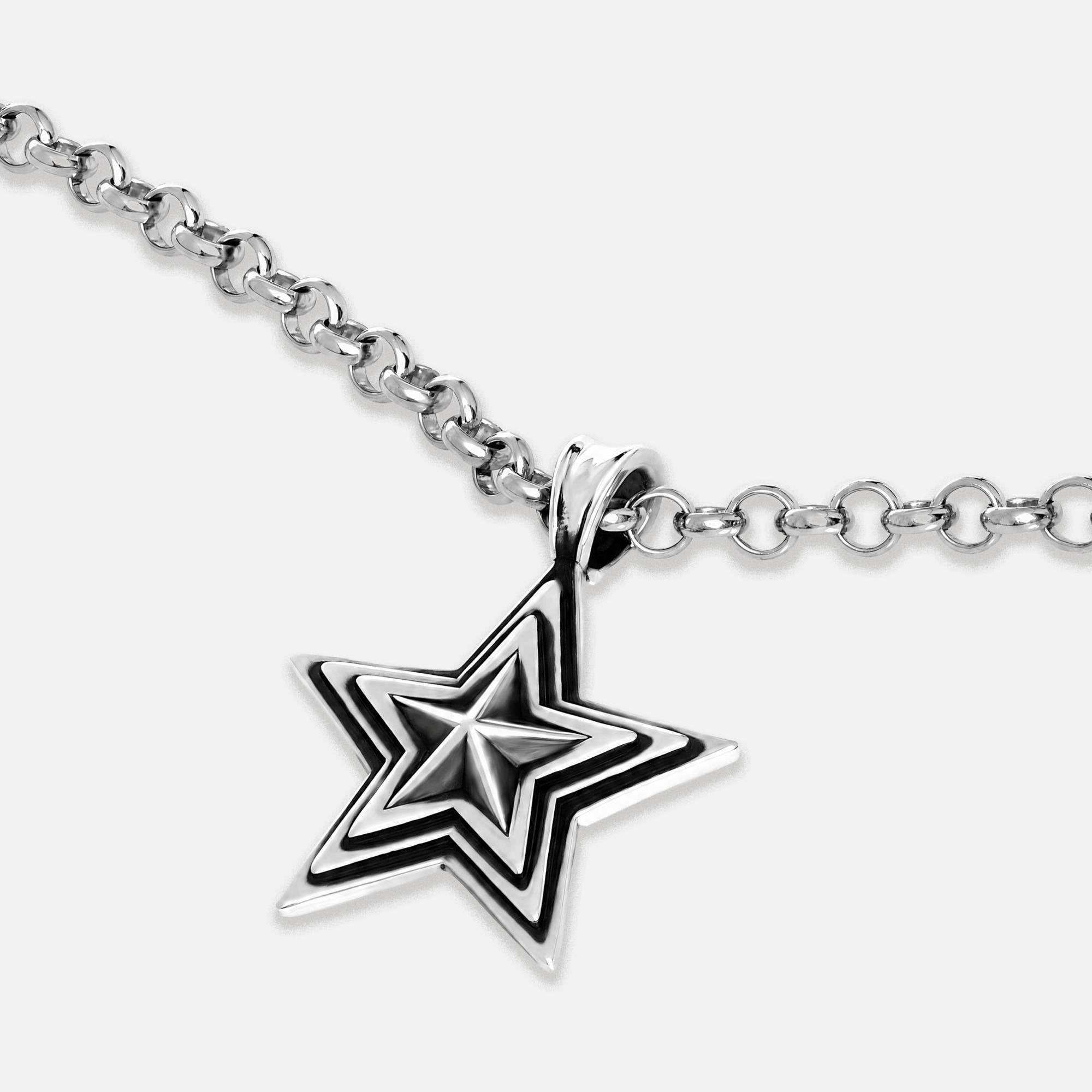 Star Gümüş Kolye