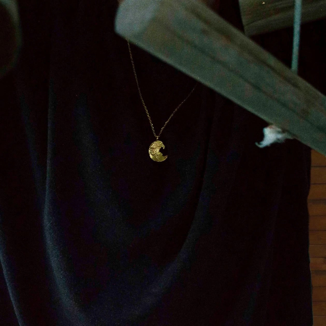 The Great Wave Gümüş Charm