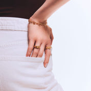 Heart Chain Gümüş Bileklik