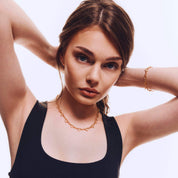 Heart Chain Gümüş Bileklik