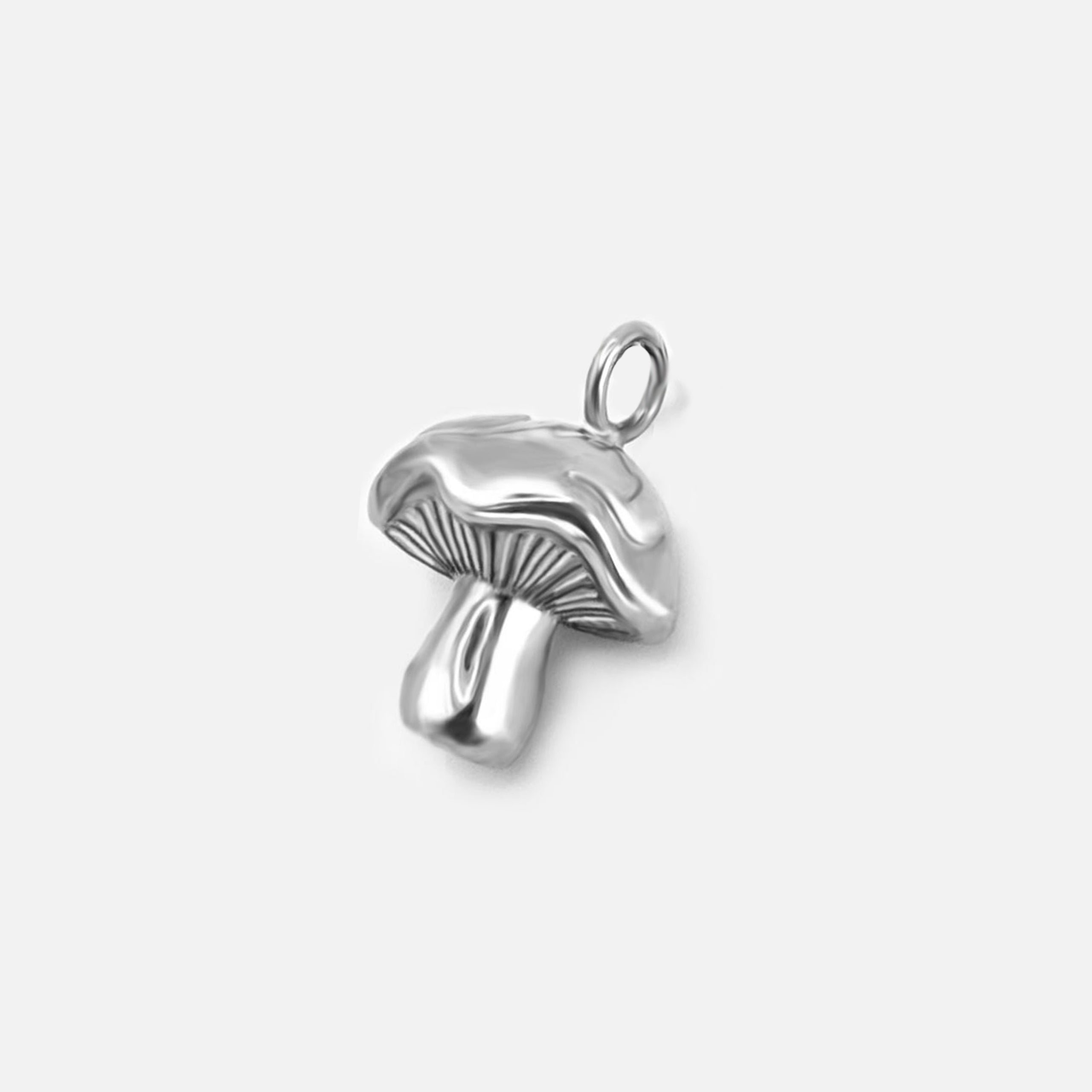Mushroom Gümüş Charm