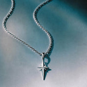 North Star Gümüş Charm