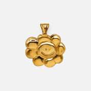Smiley Flower Gümüş Charm