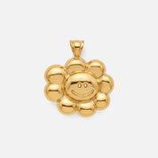 Smiley Flower Gümüş Charm