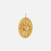 The Sun Gümüş Charm